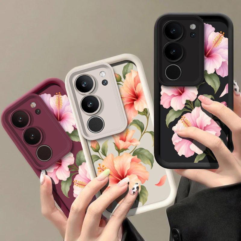 Cute Pink Lily Pattern Phone C - Vivo X200 review and price