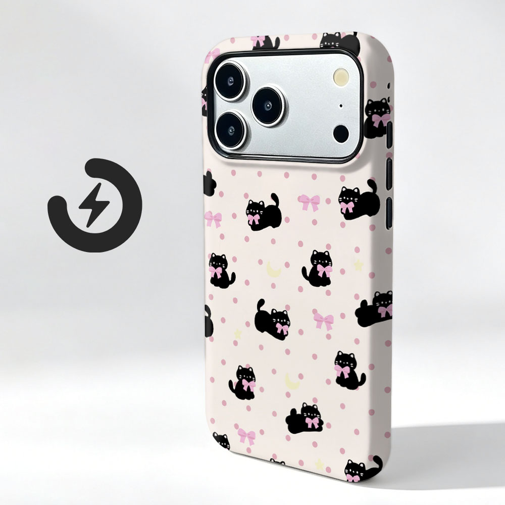 Cute Cat Pattern Magnetic Phon - Vivo X200 review and price
