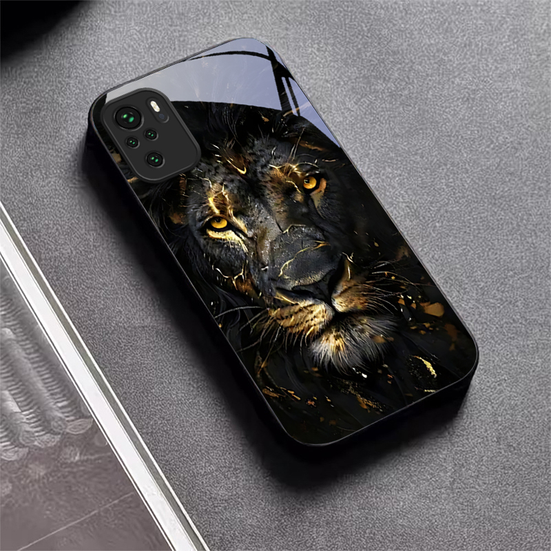 Lion With Golden Black Glass P - Xiaomi Redmi Note 14 review and price